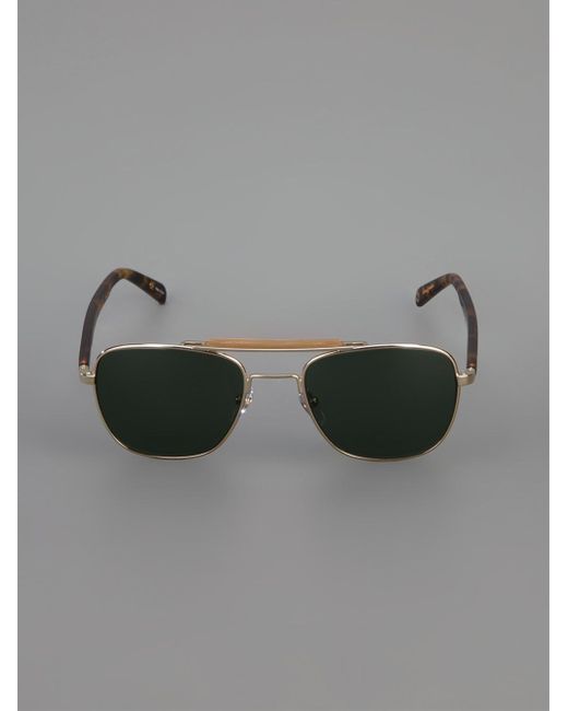 Garrett Leight Black 'San Juan' Sunglasses for men