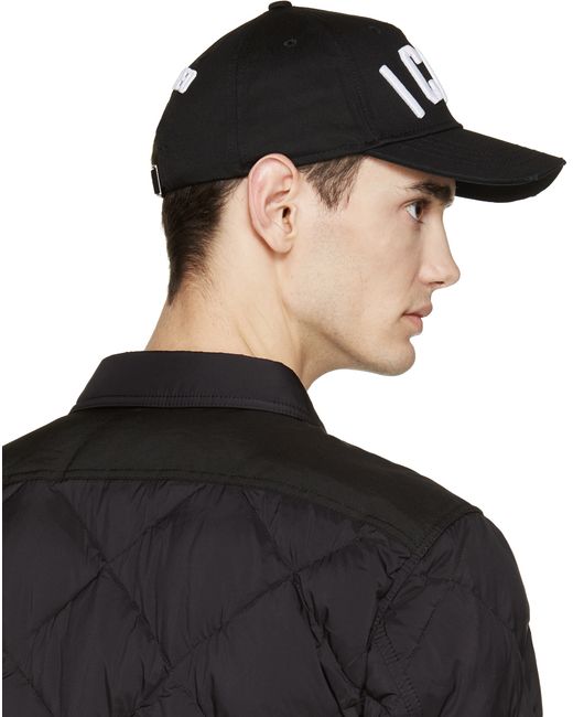 Mens black icon best sale cap