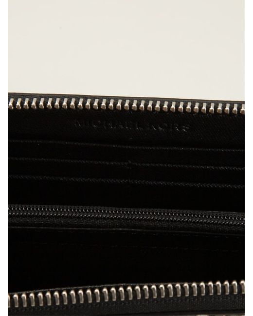 Michael kors top wallet houndstooth