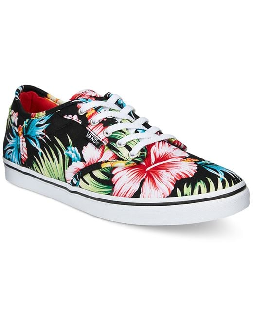 Vans Canvas Women's Atwood Low Aloha Lace-up Sneakers in Black Floral  (Black) | Lyst