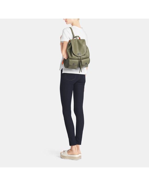 Coach turnlock rucksack backpack sale