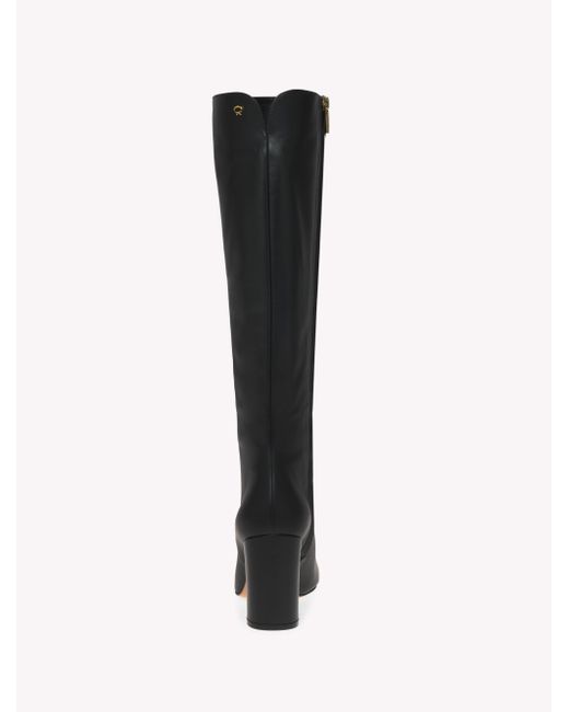 Gianvito Rossi Black Lyell Boot, Boots, , Leather