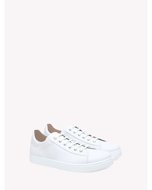 Gianvito Rossi White Low Top, Sneakers for men