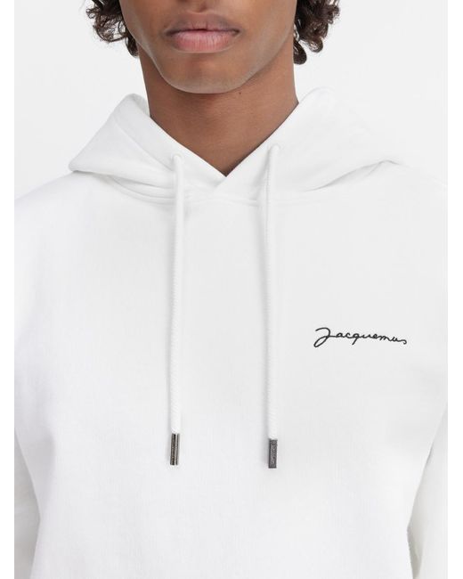 Le Sweatshirt Brodé Jacquemus pour homme en coloris White