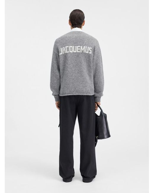 Jacquemus Gray Le Pull for men