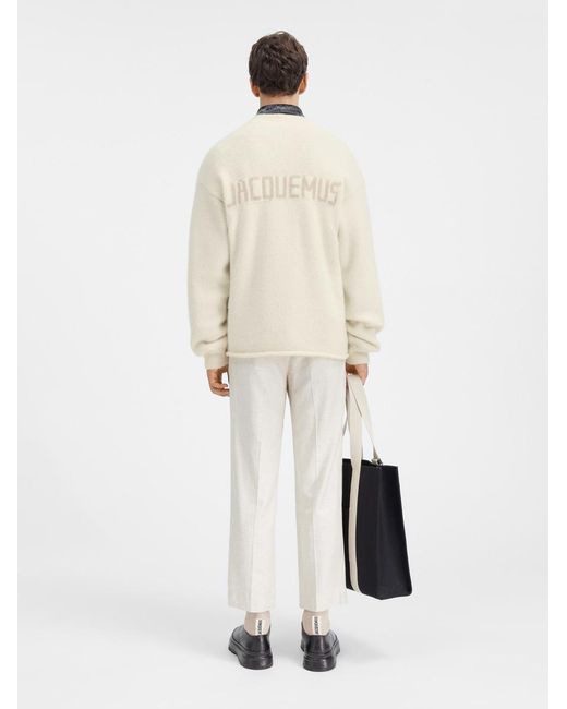 Jacquemus Natural Le Pull for men