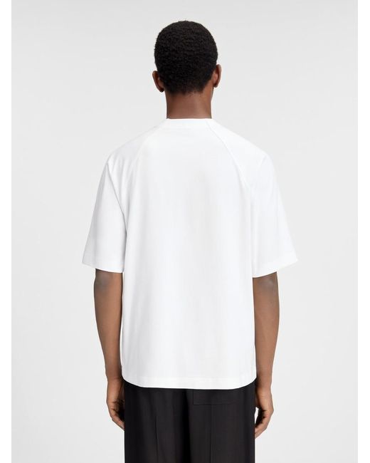 Jacquemus White Le T-Shirt Typo for men