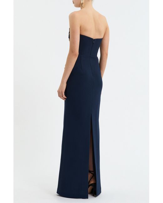 Rebecca Vallance Blue Orla Gown