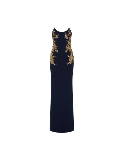 Rebecca Vallance Blue Orla Gown