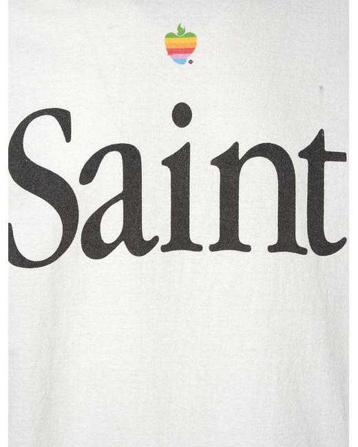 Saint Michael Heart Saint Short Sleeve Tee for Men | Lyst