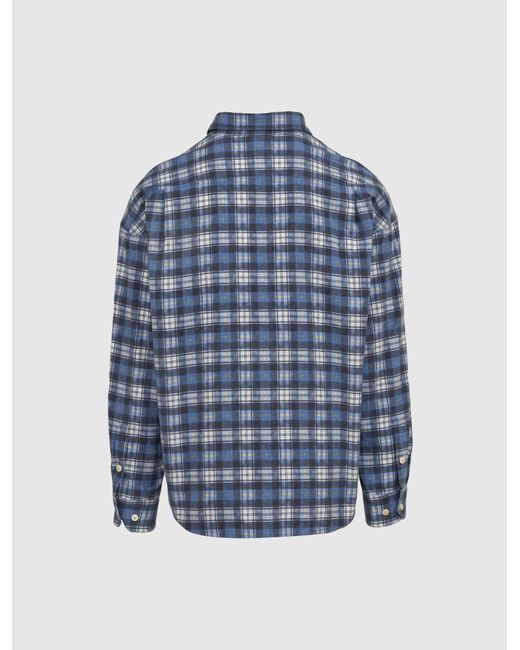 Visvim Pioneer Khadi Check Ls Shirt in Blue for Men | Lyst