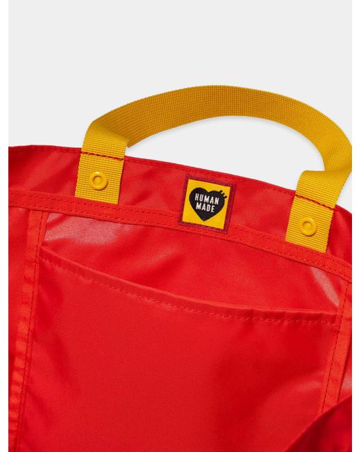 Human Made Nylon Heart 2-way Tote in Red for Men | Lyst
