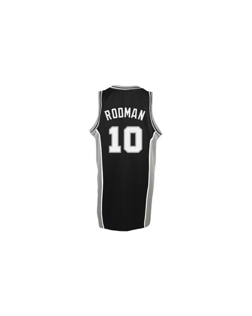 adidas Mens San Antonio Spurs Dennis Rodman Retired Player Swingman