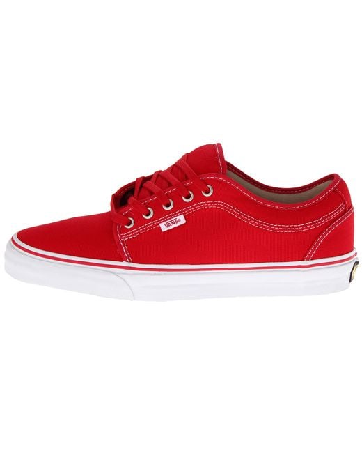 Vans Chukka Low in Red for Men | Lyst