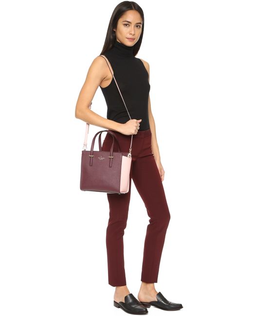 Kate Spade Small Hayden Satchel in Purple Lyst