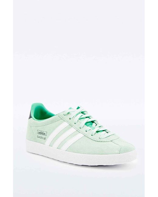 Adidas Green Gazelle Trainers In Mint