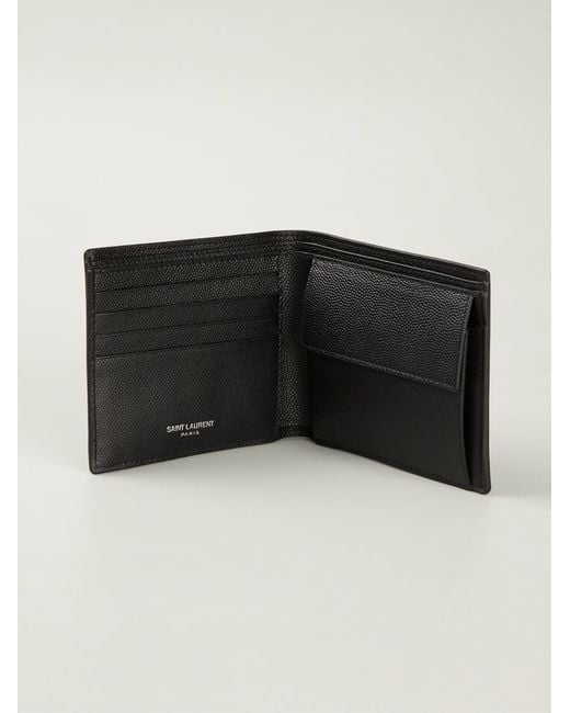 Saint Laurent Studded Wallet in Black for Men