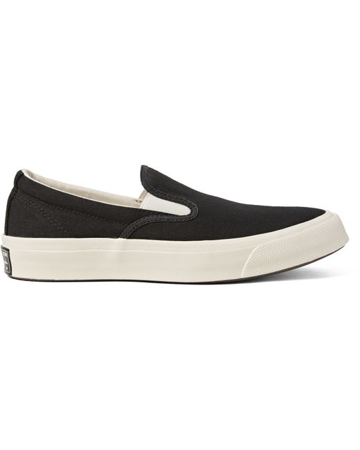 Converse Black Deck Star '67 Canvas Slip-on Sneakers for men