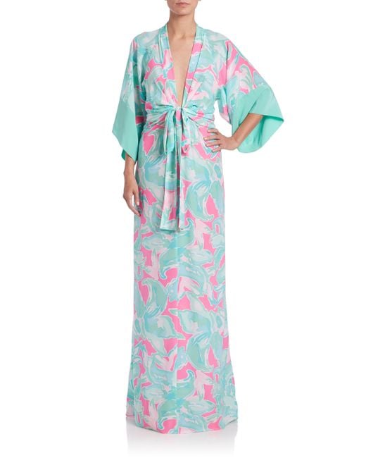 Lilly Pulitzer Daniella Maxi Dress in Green Lyst