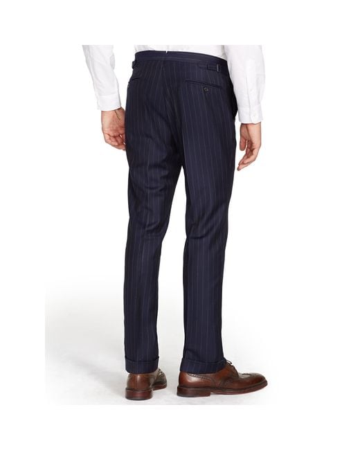 Polo Ralph Lauren Blue Bedford Double-breasted Suit for men