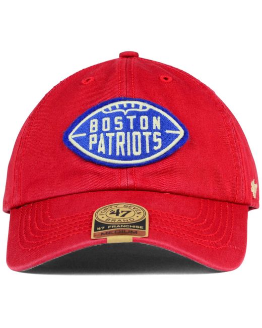 47 Brand Red New England Patriots Papa Franchise Cap for men