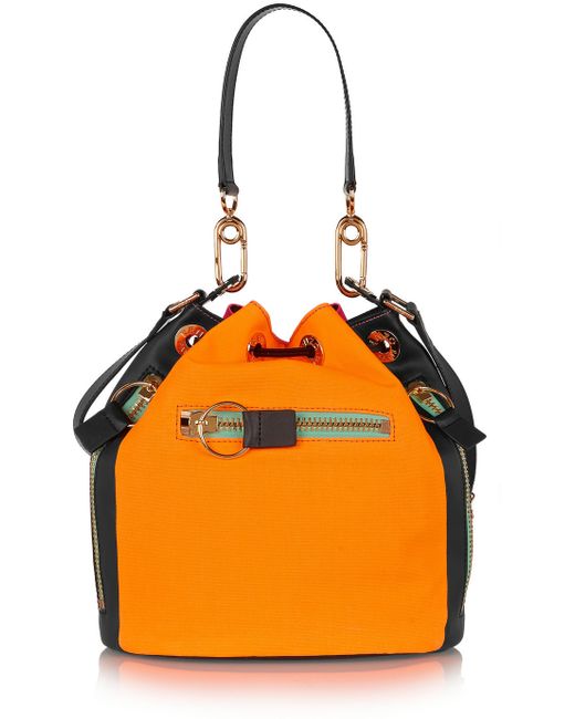 Leather bag Kenzo Orange in Leather - 32773549