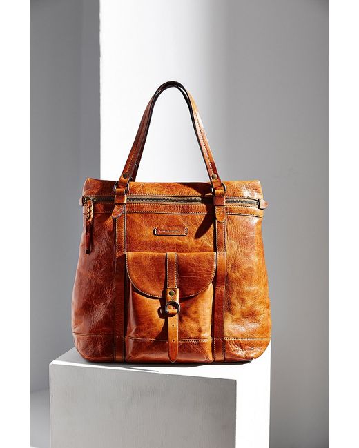 Frye Brown Josie Backpack Tote Bag
