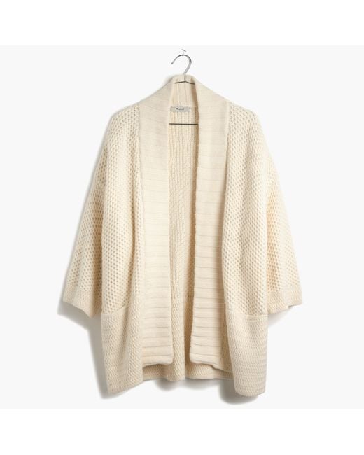 Madewell Natural Kimono Cardigan Sweater