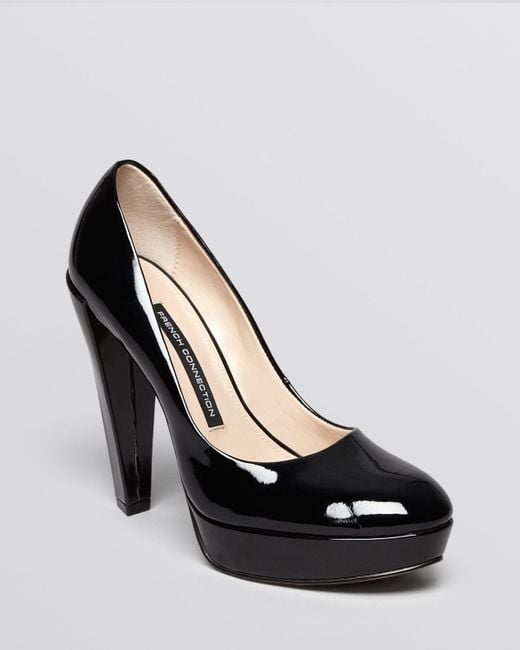 French Connection Platform Pumps Nambia High Heel in Black Lyst