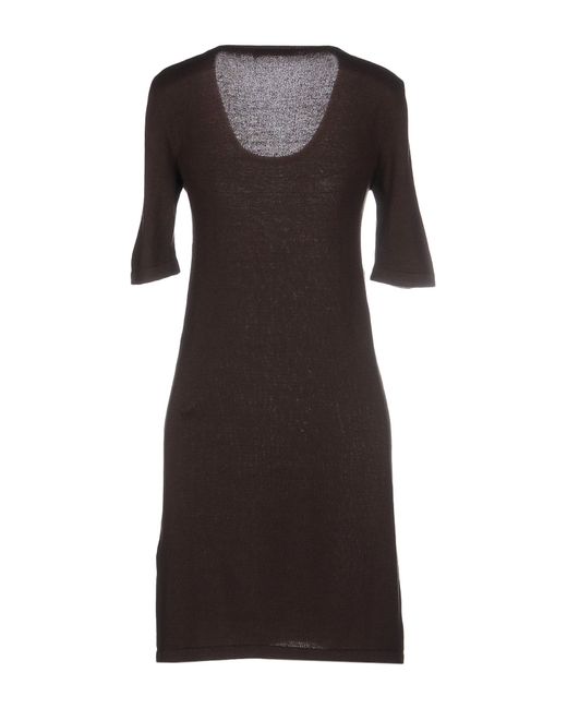 Calvin klein Short Dress in Brown (Dark brown) Save 59 Lyst