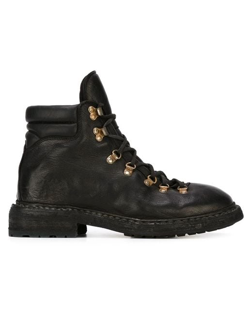 Guidi Black Hiking Boots for men