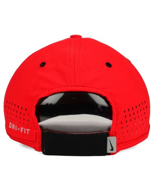 nike dri fit cap red