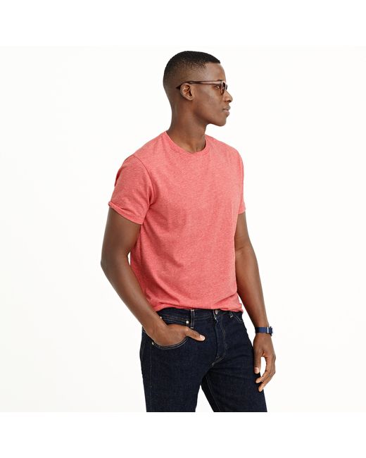 J.Crew Tall Broken-in T-shirt in Pink 
