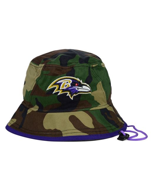 KTZ Baltimore Ravens Camo Pop Bucket 