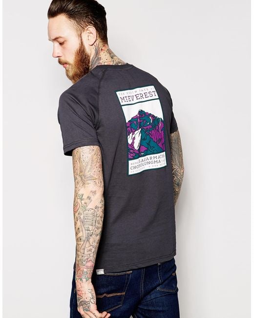 The North Face T-shirt With Everest Back Print in Gray for Men | Lyst
