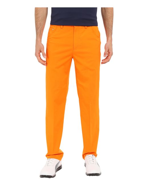PUMA Synthetic 6-pocket Pants in Orange 