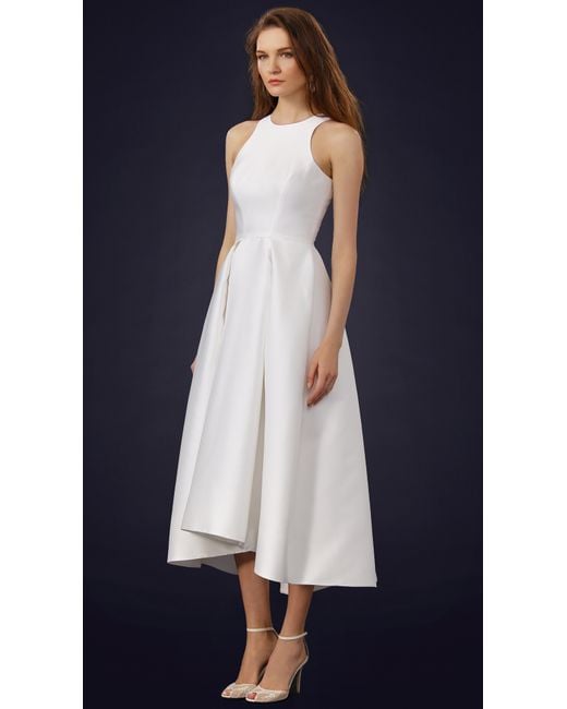 embroidered dress white Lotte Linen Embroidered Dress