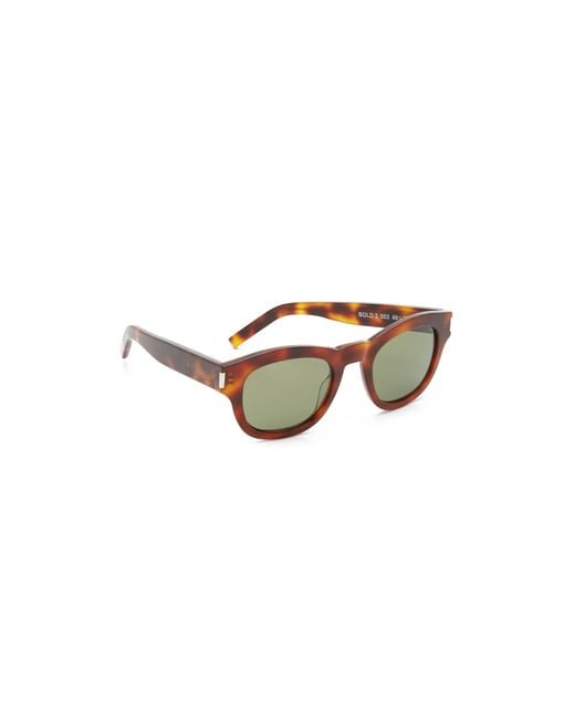 Saint Laurent Multicolor Bold 2 Mineral Glass Sunglasses