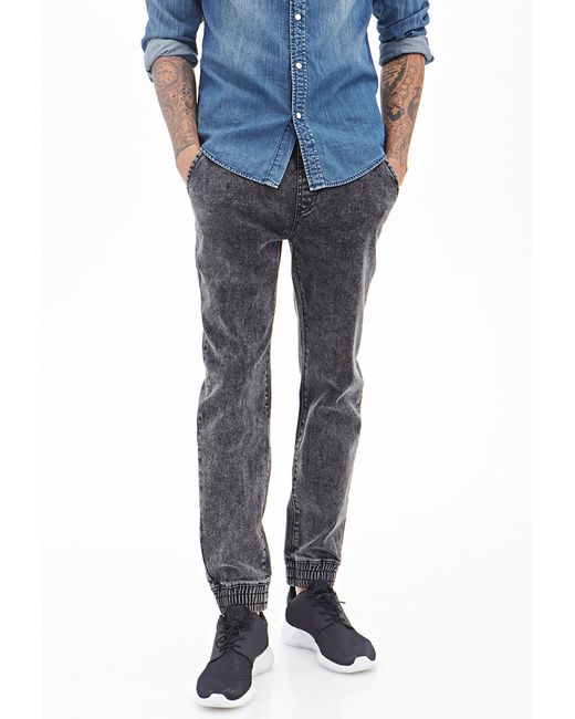 Mens Flared Jeans Boot Cut Leg Flared Elastic Slim Fit Mid