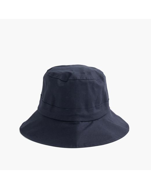J.Crew Hancock Waterproof Bucket Hat in Navy (Blue) | Lyst