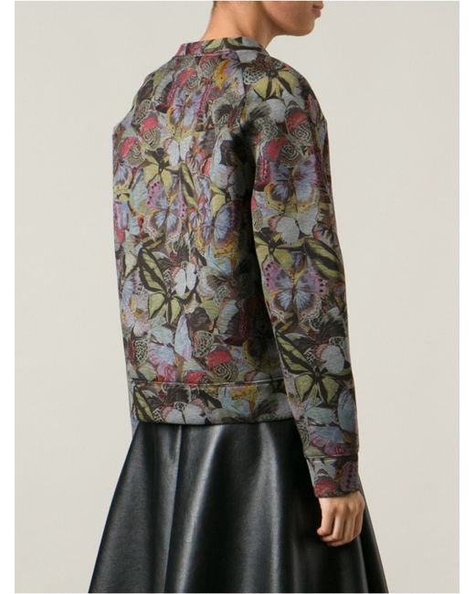 Valentino Butterfly Print Sweater - Lyst