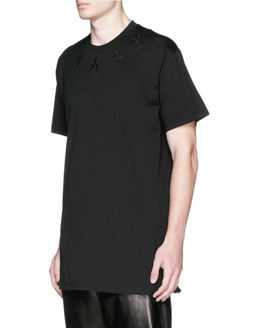 Givenchy Star Embroidery T-shirt in 