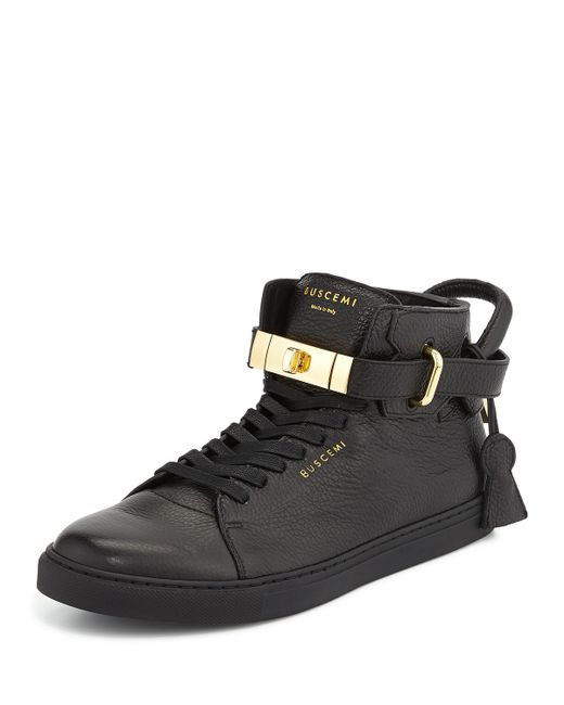 buscemi sneakers mens buscemi high top leather sneakers in black for lyst buscemi sneakers mens buscemi high top leather sneakers in black for lyst