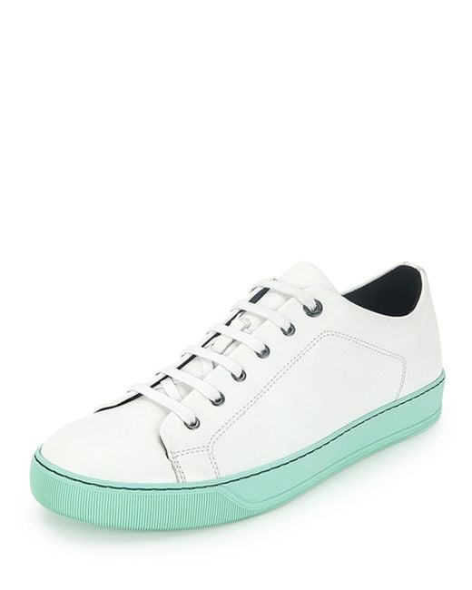 mens platform sneakers lanvin leather low top platform sneakers in white for mens platform sneakers lanvin leather low top platform sneakers in white for