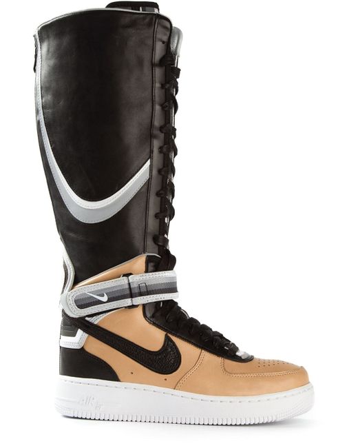 Nike Black Riccardo Tisci 'beige Pack Air Force 1' Boots