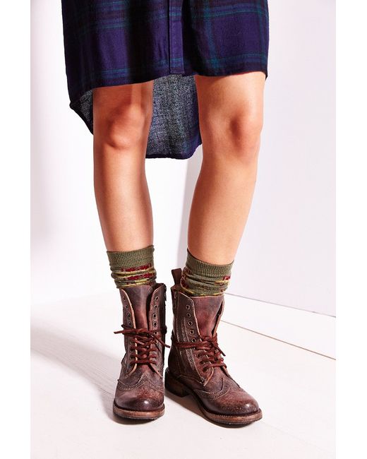 Freebird by Steven Canyon Brogue Boot in Brown Lyst