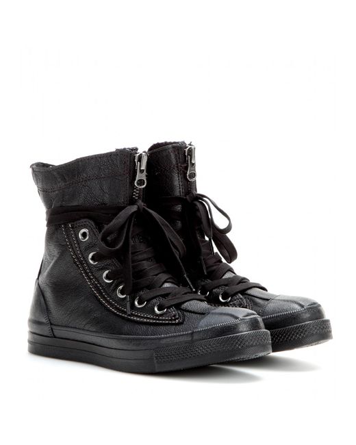 Converse Chuck Taylor All Star Combat Boots in Black | Lyst