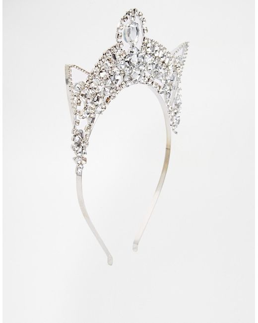 ASOS Metallic Jewel Cat Ears Hair Crown