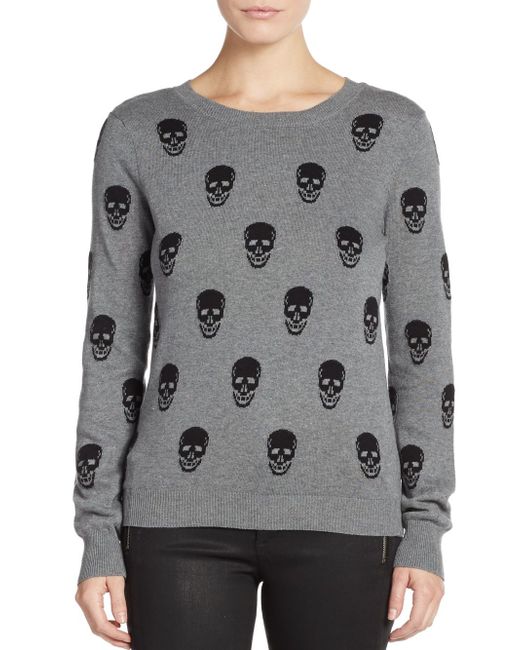 Saks Fifth Avenue Skull Sweater in 