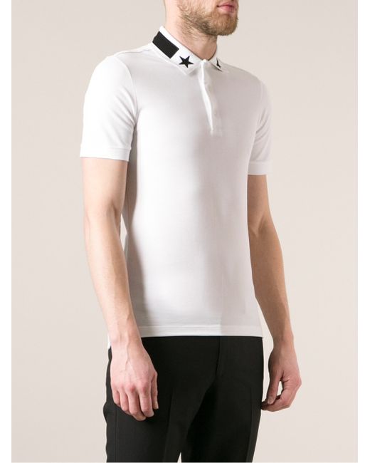 Givenchy White Polo Shirt for men